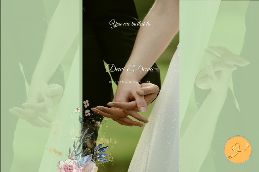 Undangan Pernikahan Hijau